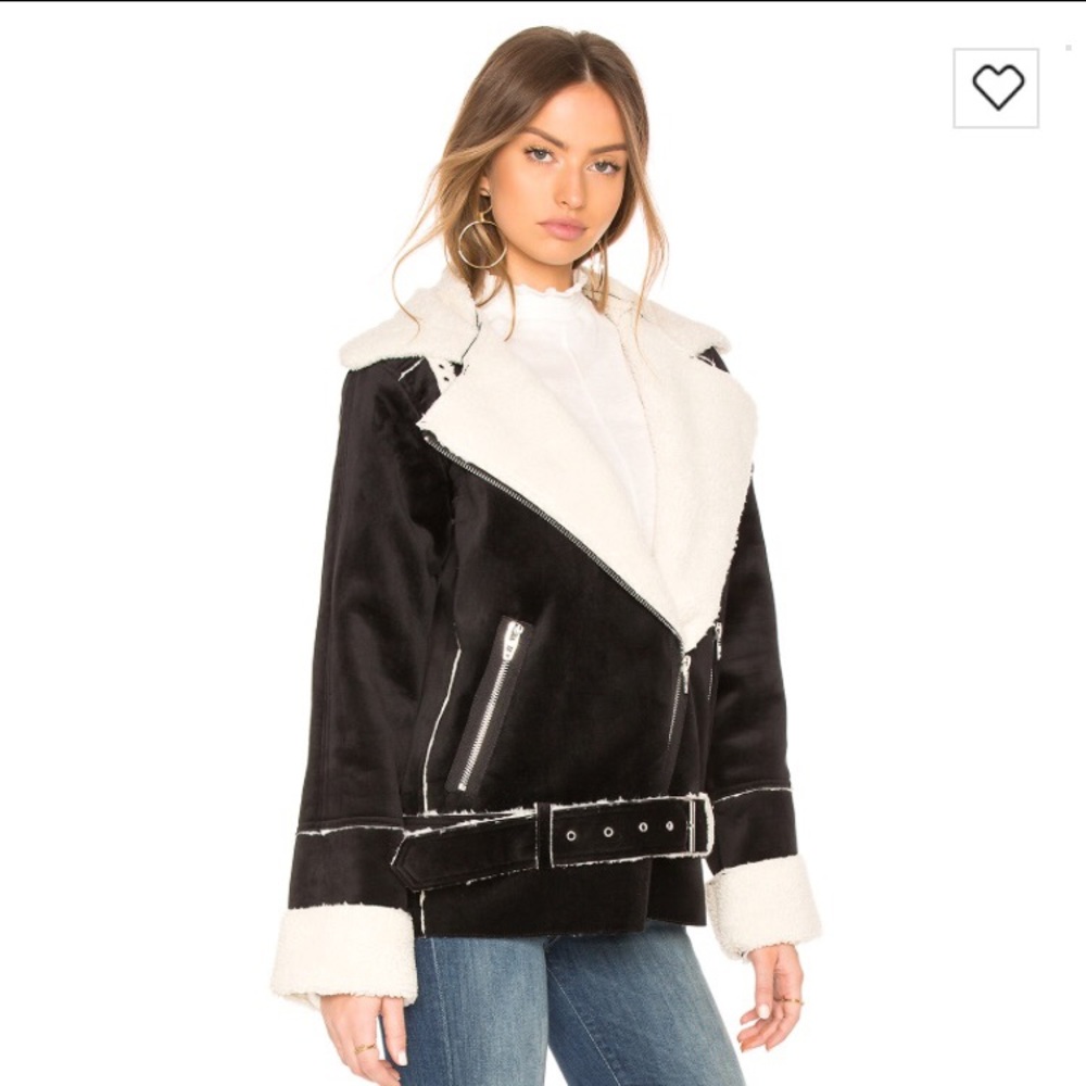 Revolve Black & White Jacket - Picture 2 of 5
